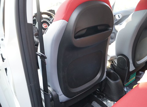 Obmiar Fiat 500 L plecy przody Fiat 500 L plecy