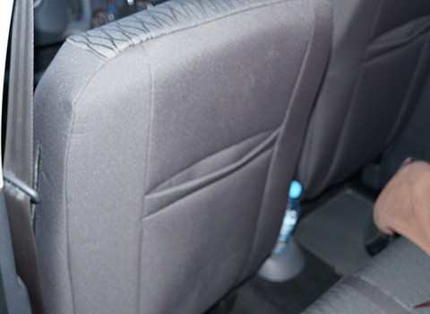Clio 4 plecy z tkaniny laminowanej Tkanina laminowana na plecach przody Clio 4