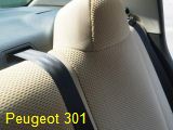 Uszyte Pokrowce samochodowe Peugeot 301 tkanina beowa