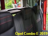 Uszyte Pokrowce samochodowe Opel Combo E 2019